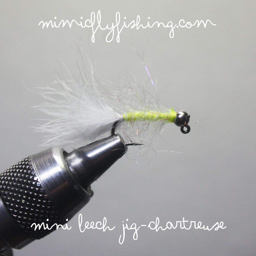 Mini Leech Jig - Chartreuse